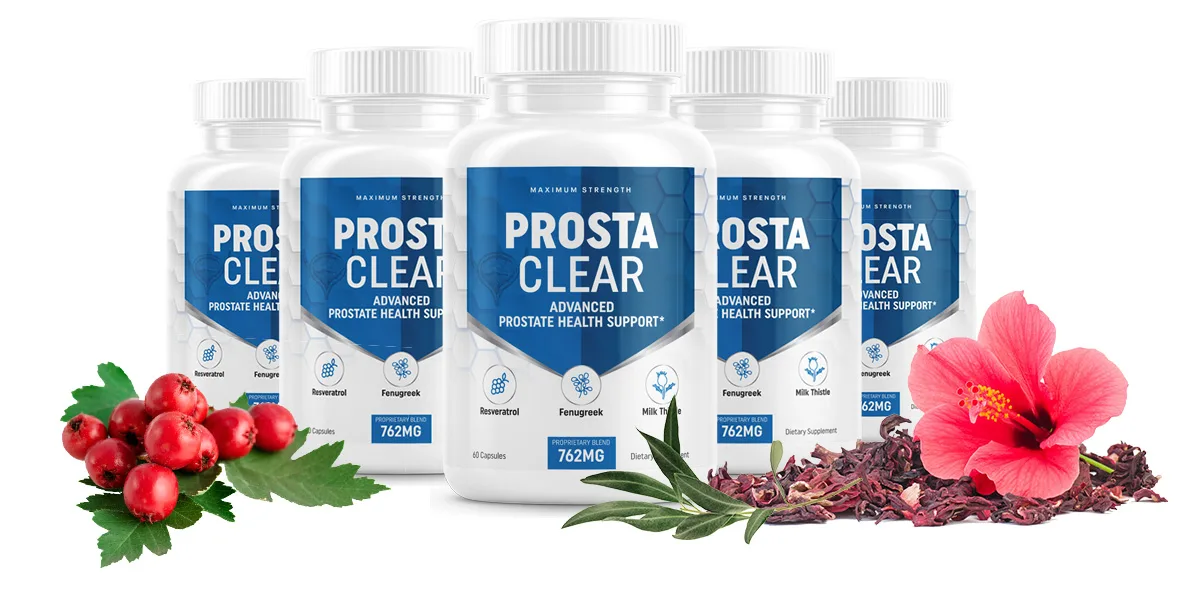 ProstaClear Natural Prostate Health Support 262mg 60 Capsules